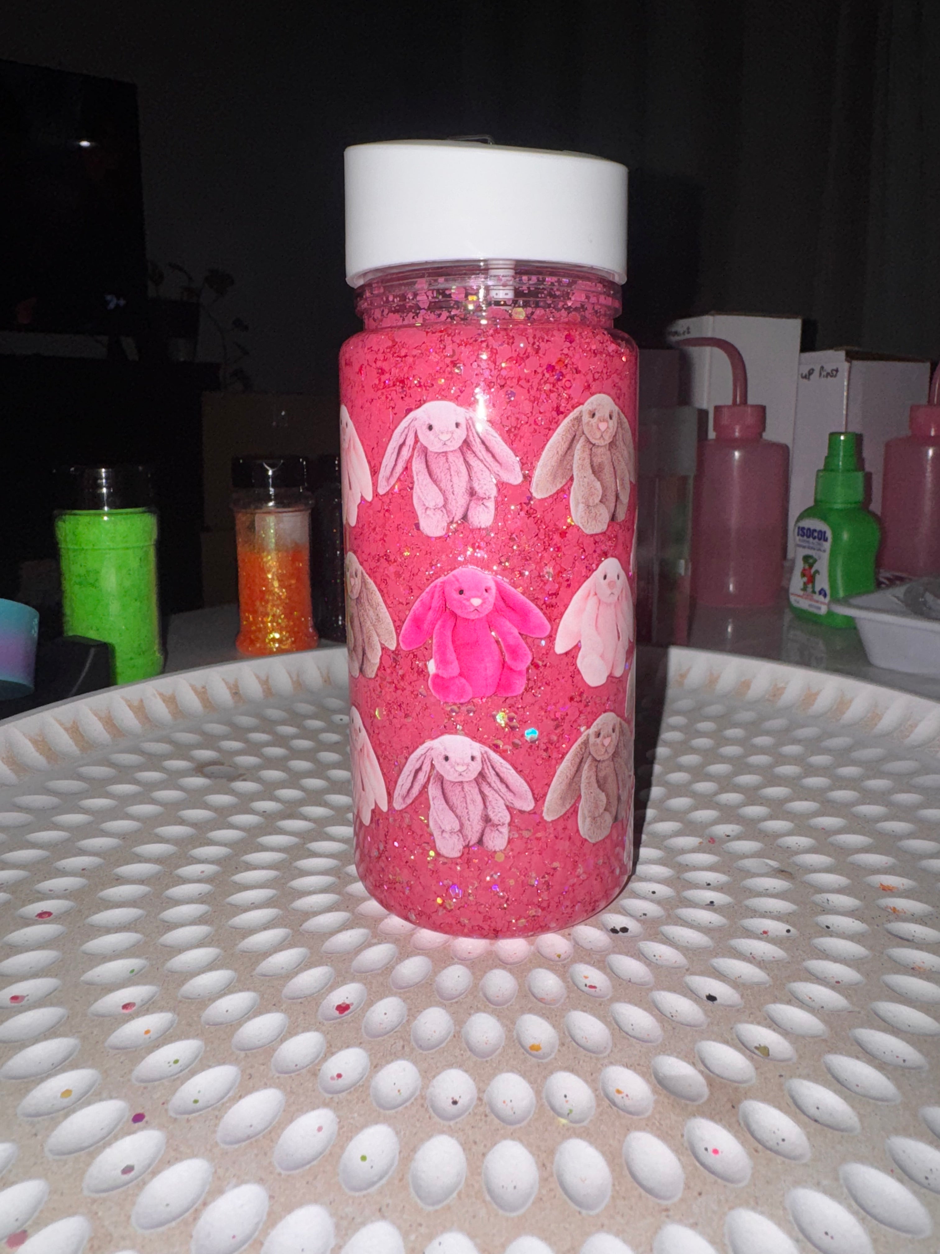 Pink jelly cat