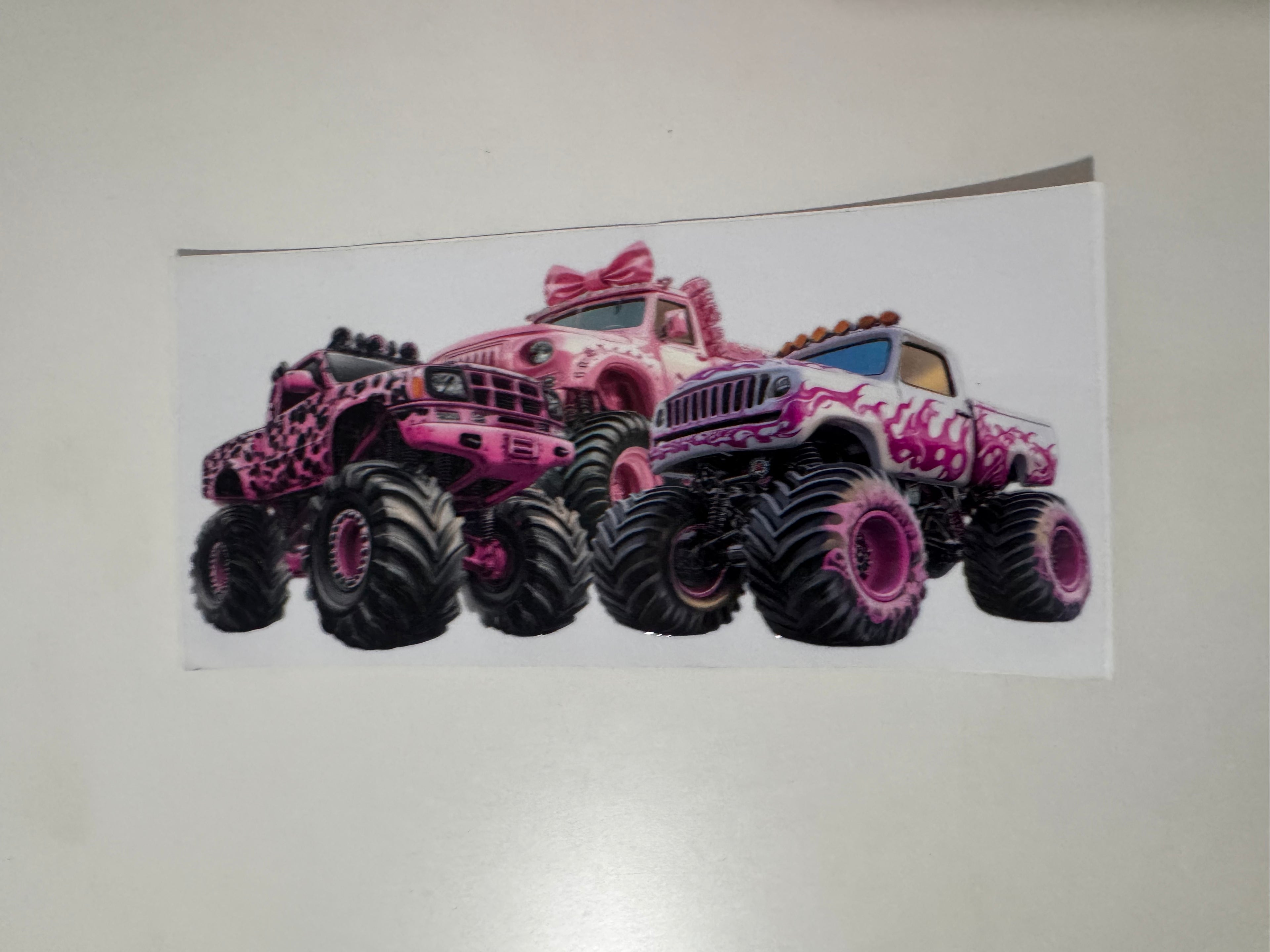 Monster truck and bows